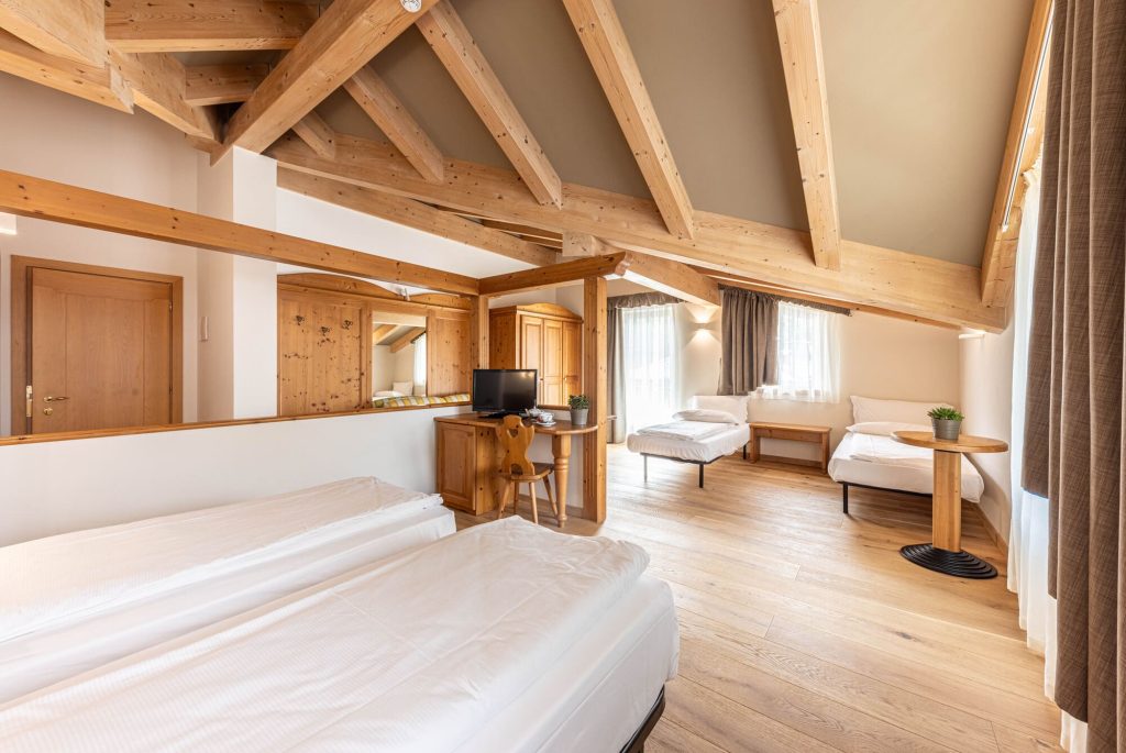 camera quadrupla white moss transacqua garni primiero